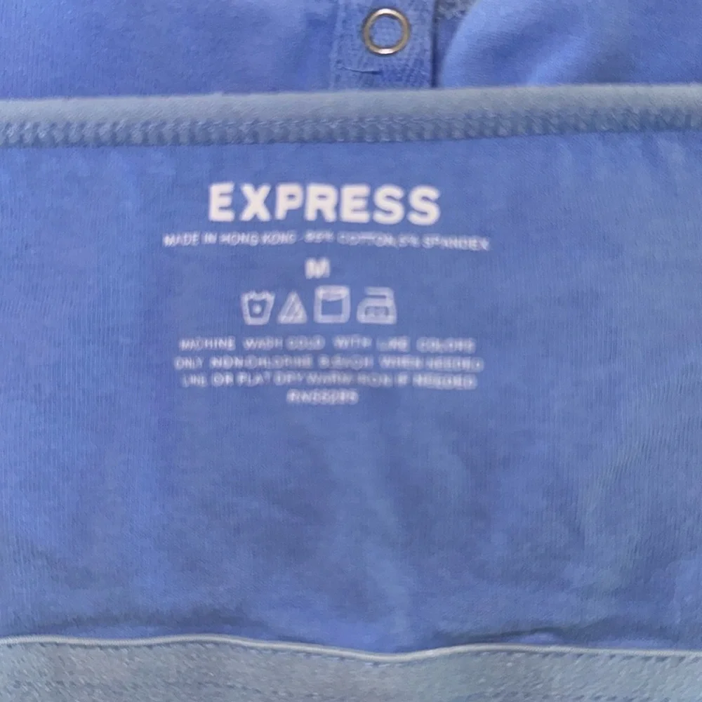 Tank Top by Express, Blue, EUC-There is some Fading on Edges, Adjustable…(CL) - Picture 5 of 7